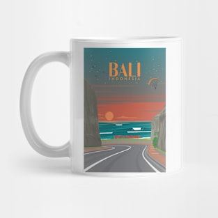 Pandawa bali beach surf sunset Mug